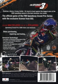 FIM Speedway Grand Prix 3 Box Art