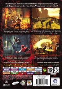 Prince of Persia: Warrior Within Box Art