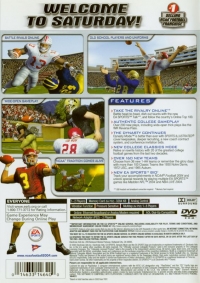 NCAA Football 2004 Box Art