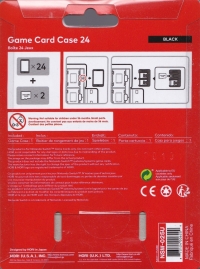 Hori Game Card Case 24 (Black) Box Art