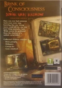 Brink of Consciousness: Dorian Gray Syndrome: Collector's Edition Box Art