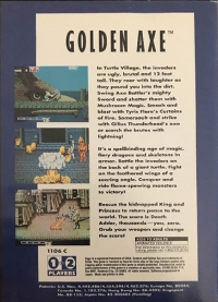 Golden Axe - Sega Classic (ESRB) Box Art