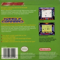 Arcade Classic No. 1: Asteroids / Missile Command Box Art