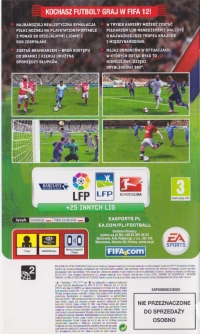 FIFA 12 (Nie Przeznaczone do Sprzedaży Osobno) Box Art