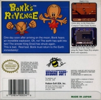 Bonk's Revenge (Hudson Soft) Box Art