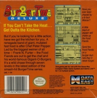 BurgerTime Deluxe (Data East) Box Art