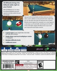 3D Billiards: Billiards & Snooker Box Art