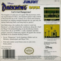 Disney's Darkwing Duck (Sunsoft) Box Art
