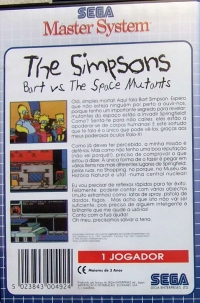 Simpsons, The: Bart vs. The Space Mutants (purple cover) Box Art