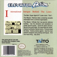 Elevator Action (Taito) Box Art