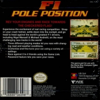 F1 Pole Position Box Art