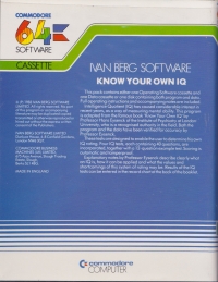 Know Your Own IQ Box Art
