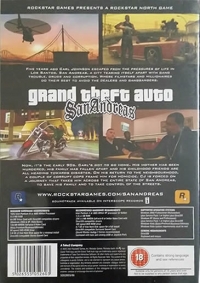 Grand Theft Auto: San Andreas (2007) [UK] Box Art