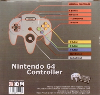 Eaxus Nintendo 64 Controller Box Art