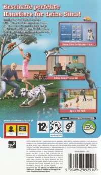 Sims 2, Die: Haustiere Box Art