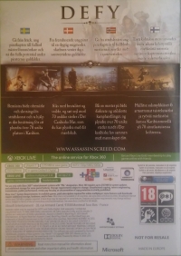 Assassin's Creed IV: Black Flag (Not for Resale) [DK][FI][NO][SE] Box Art