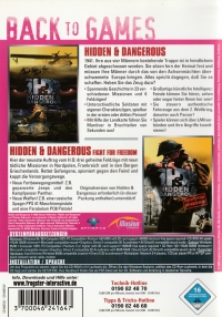 Hidden & Dangerous: Gold Edition - Back to Games Box Art