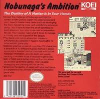 Nobunaga's Ambition Box Art