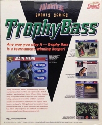 Trophy Bass - All American Sports Series Box Art