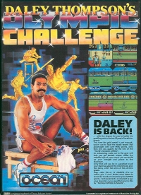 Daley Thompson's Olympic Challenge Box Art