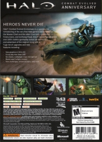 Halo: Combat Evolved Anniversary (slipcover) Box Art