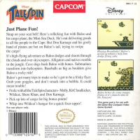 Disney's TaleSpin (Capcom) Box Art