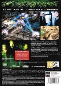 Command & Conquer 3: Les Guerres Tiberium - Just For Gamers Box Art