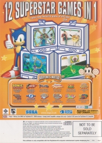 Sega Superstars (Not to Be Sold Separately) Box Art