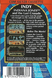 Indiana Jones and the Last Crusade: The Action Games - Kixx Box Art