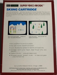 Skiing (Super Video Arcade) Box Art