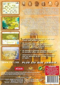 Sid Meier's Civilization III - Best of Stratégie Box Art