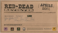 Red Dead Revolver Promo Book Box Art