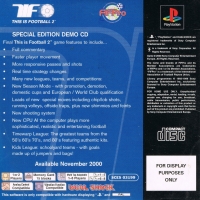 This Is Football 2 Special Edition Demo CD Box Art