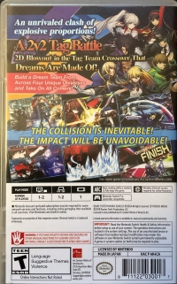 BlazBlue: Cross Tag Battle Box Art