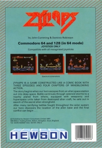 Zynaps Box Art