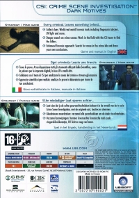 CSI: Crime Scene Investigation: Dark Motives - Ubisoft Exclusive [NL] Box Art