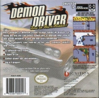 Demon Driver: Time to Burn Rubber! Box Art
