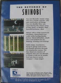 Revenge of Shinobi, The - Sega Classic Box Art