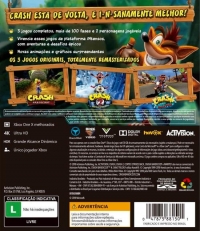 Crash Bandicoot N. Sane Trilogy Box Art