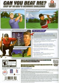 Tiger Woods PGA Tour 2004 Box Art