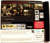 Metal Gear Solid 4: Guns Of The Patriots (Not for Resale) Box Art