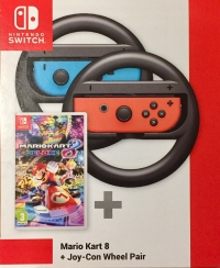 Mario Kart 8 Deluxe + Joy-Con Wheel Pair Box Art