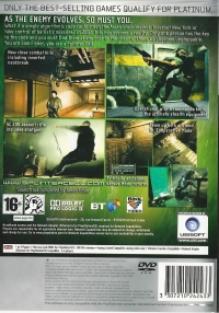 Tom Clancy's Splinter Cell: Chaos Theory - Platinum Box Art