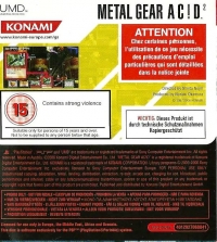 Metal Gear Acid 2 (Not for Resale) Box Art