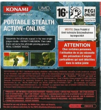 Metal Gear Solid: Portable Ops Plus (Not for Resale) Box Art