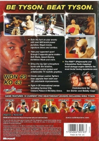 Mike Tyson Heavyweight Boxing Box Art