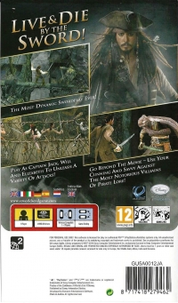 Pirates of the Caribbean: At World's End - PSP Essentials Box Art