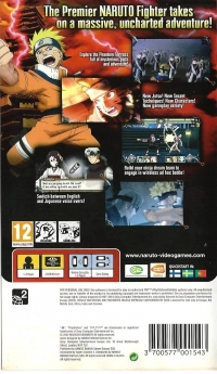 Naruto: Ultimate Ninja Heroes 2: The Phantom Fortress - PSP Essentials Box Art