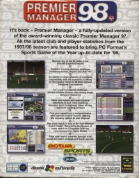 Premier Manager 98 Box Art