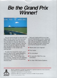 Pole Position II Box Art